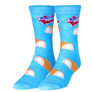 Hostess Twinkies Men's Novelty crew Shoe Size 6-12 funny crazy unisex blue